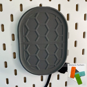 Cable rewind for your IKEA SKADIS perforated wall