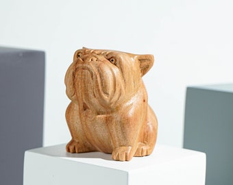 Bulldog Sculpture | Etsy