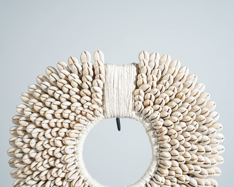 Standing Shell Art, Round Seashell, Hanging Shell Décor, Tropical Decor ...