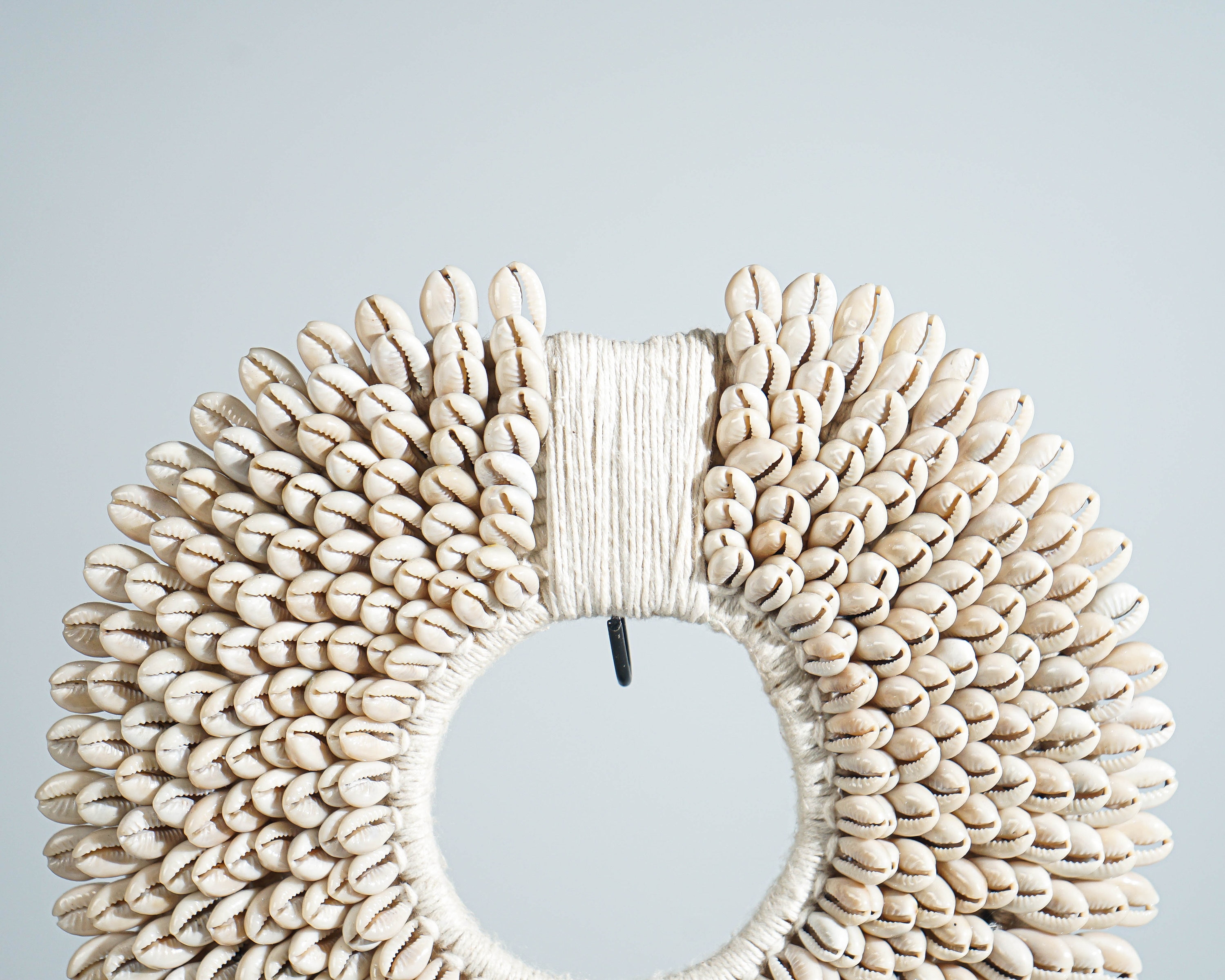 Standing Shell Art, Round Seashell, Hanging Shell Décor, Tropical Decor ...