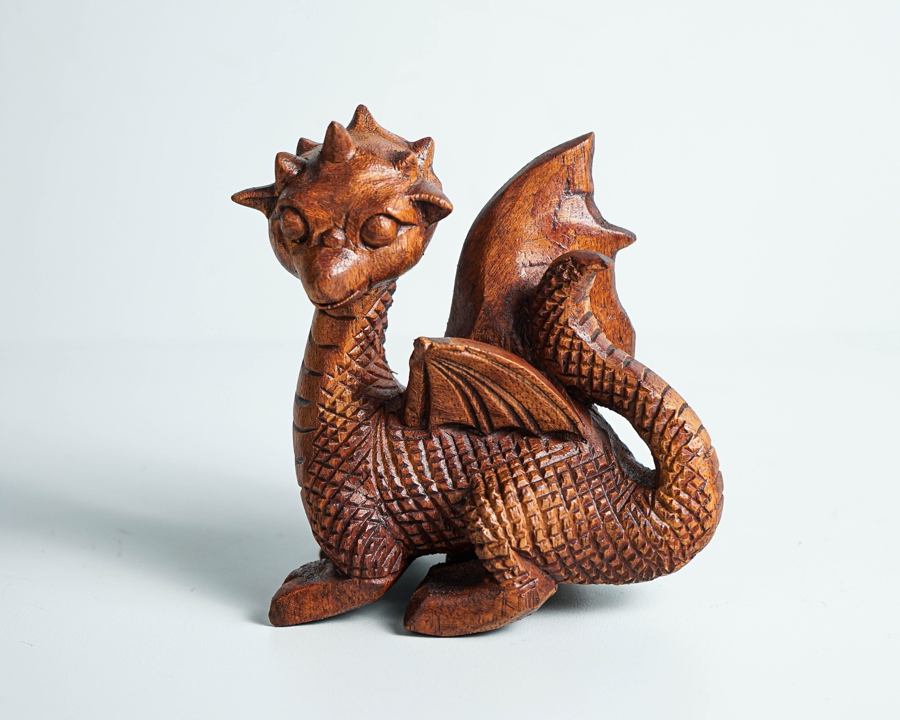 Unique Dragon Figurine, Gothic, Wooden Baby Dragon, Fantastic Animal,  Fantasy, Handmade, Hallowen Decor, Creative Decor, Gift for Children -   Norway