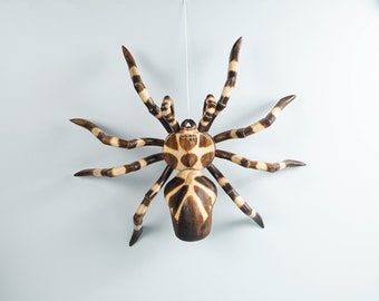 Large Tarantula Wall hanging, Spider Sculpture, Looks Real Animal Sculpture, Giant tarantula, Wall Décor, Interior Decor, Birthday Gift