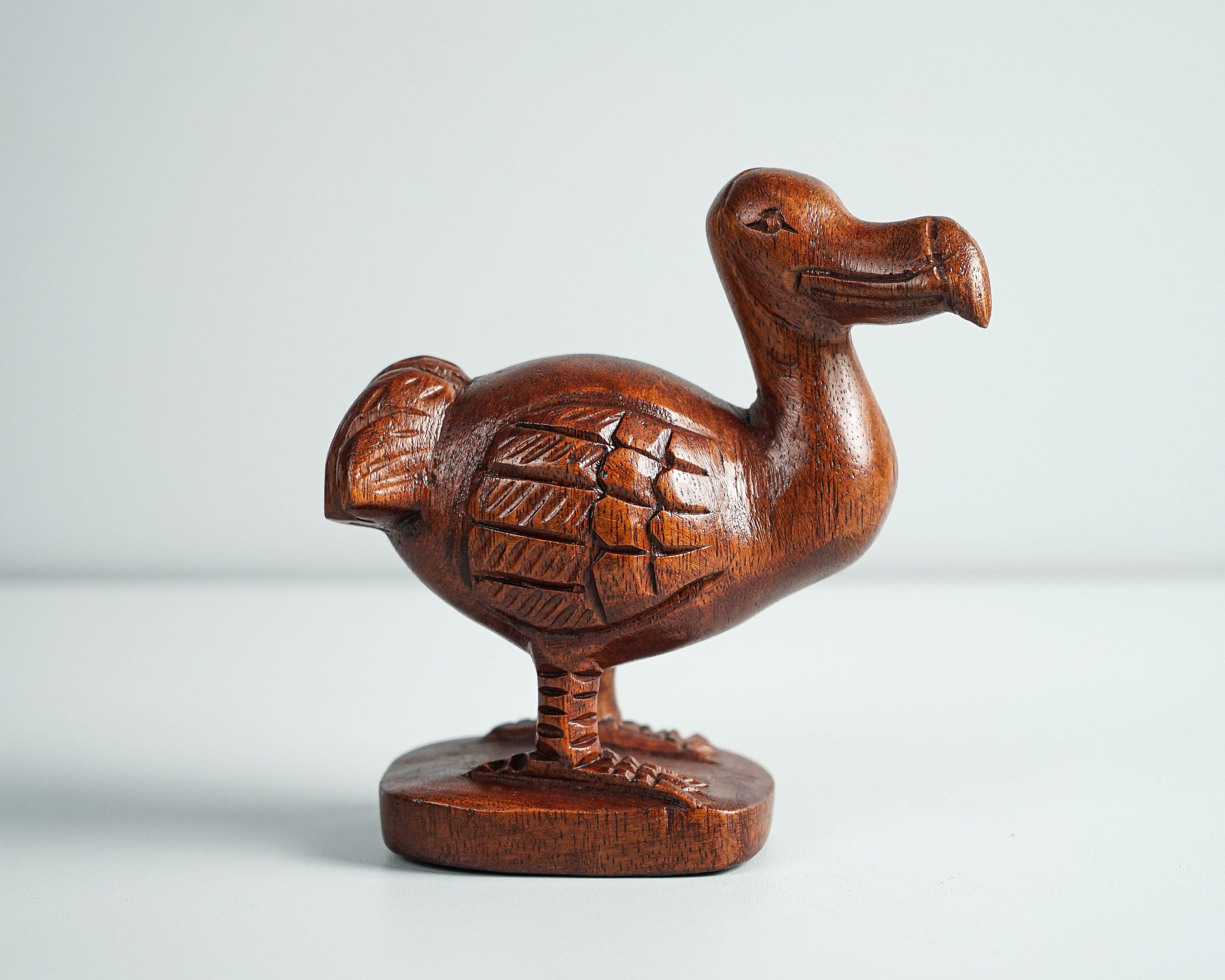 Wooden Dodo Bird Statue Dodo Bird Figurine Animal Sculpture Etsy
