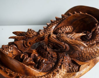 Figura de Dragón Durmiente, Escultura de Pareja de Dragón, Estatua Exótica, Animal Mítico, Gótica, Estatua Única, Decoración de Dormitorio