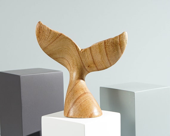 Carved Whale Tail Carved Whale Tail