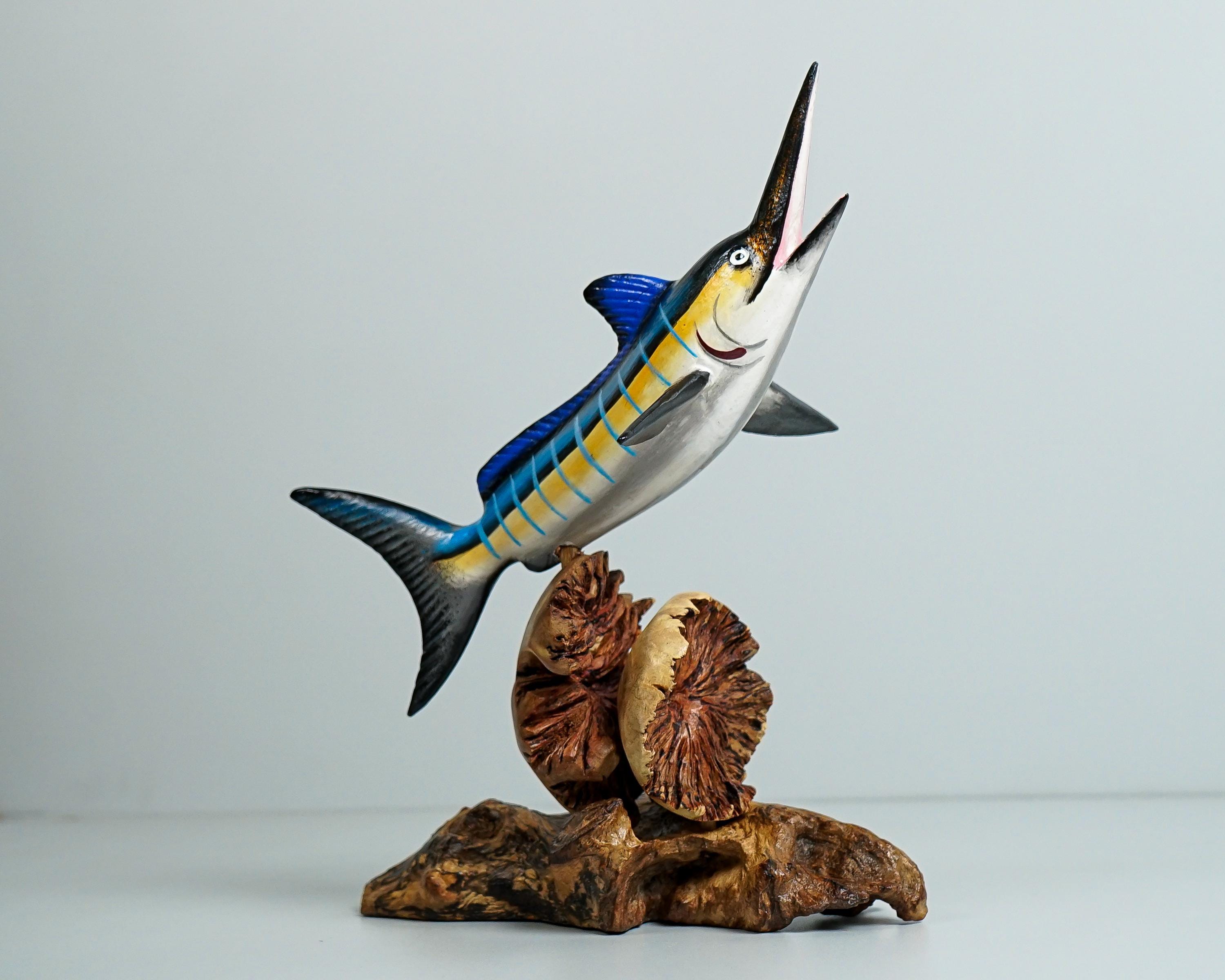 Blue Marlin Figurine - Etsy
