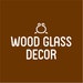 WoodGlassDecor store logo