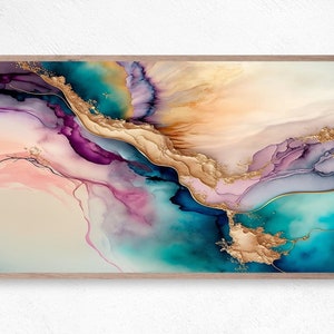 Samsung Frame TV Art Spring | Colorful Abstract Art | Samsung TV Art | Digital Download | Art for Samsung Frame TV Abstract | Wall Decor