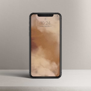 Cloud Gradient Design | Handy Wallpaper | Smartphone Background | Phone Wallpaper | Brown Phone Wallpaper