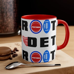Detroit Red Wings Coffee Mug - Etsy