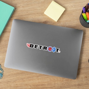 Detroit Sports Sticker, Detroit Stickerr, Detroit Hockey, Detroit Baseball, Detroit Basketball, Detroit Football, Michigan Sports