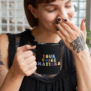 Your Voice Matters Mug, Speech Language Pathology Mug, SLP Mug, Speech Therapist Mug, Speech, Language, Pathology, SLP Gift Mug