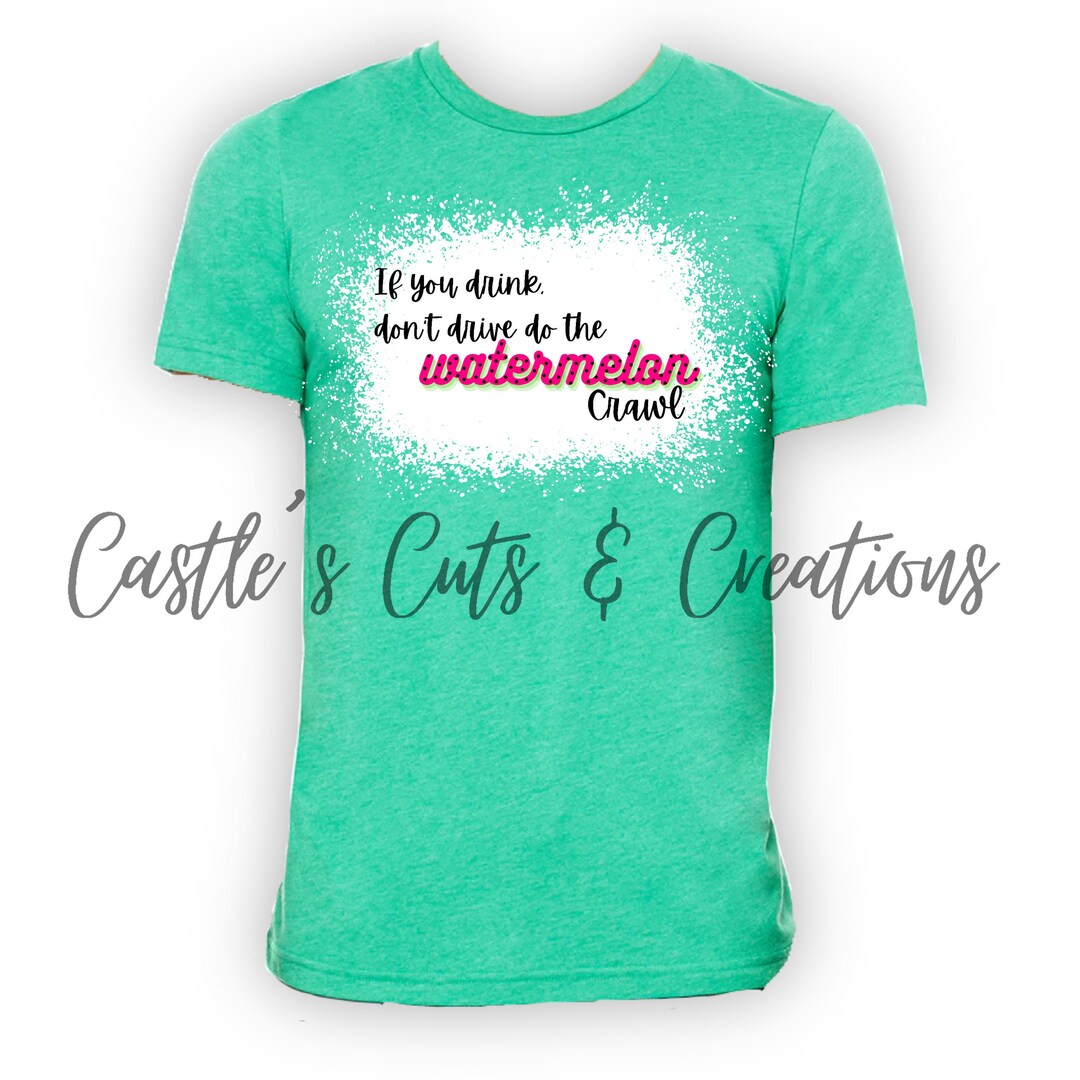 Do the Watermelon Crawl Png File for Sublimation Etsy