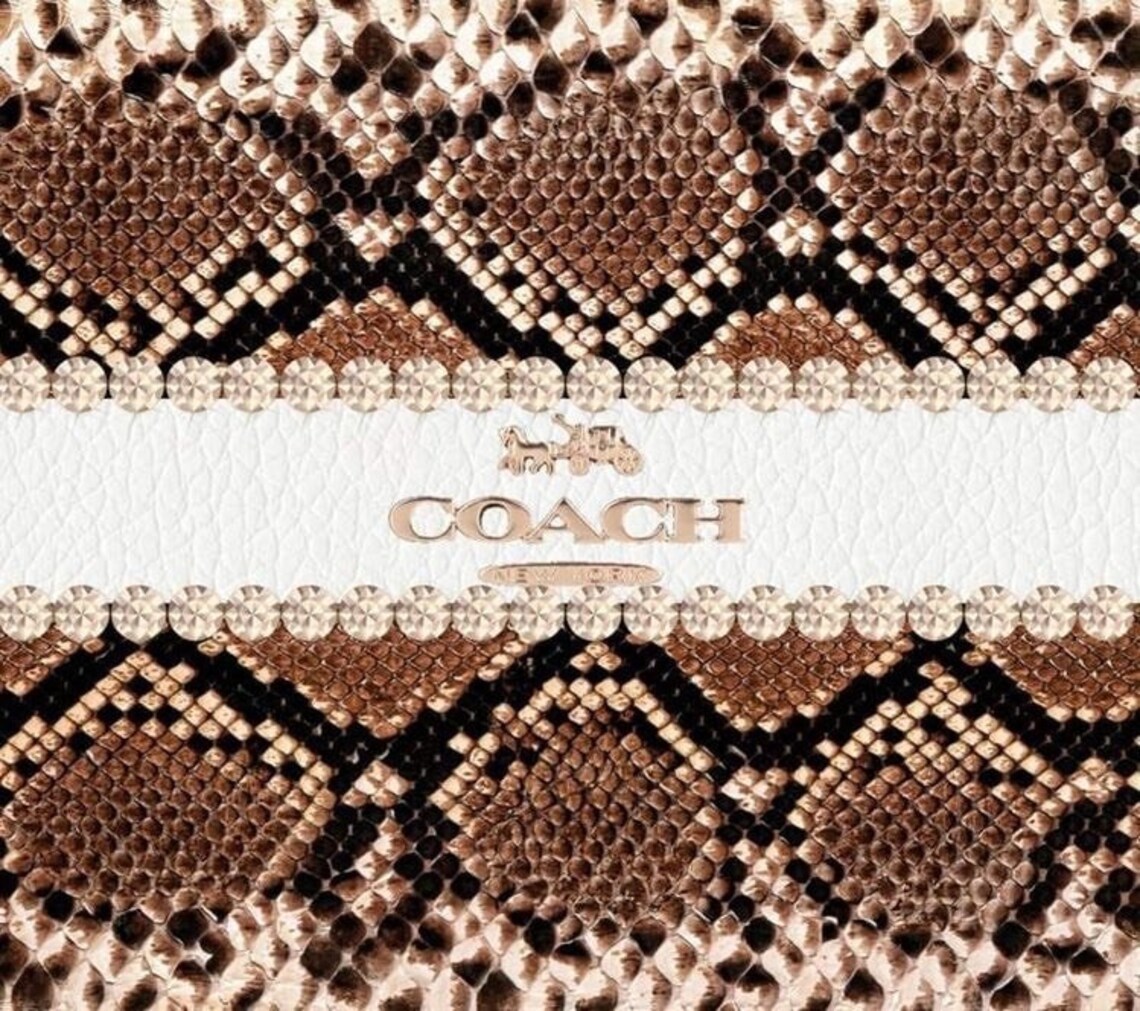 Snake Skin Coach Purse 20oz Tumbler Wrap Sublimation Print Etsy