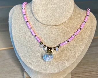 Handmade beaded necklace