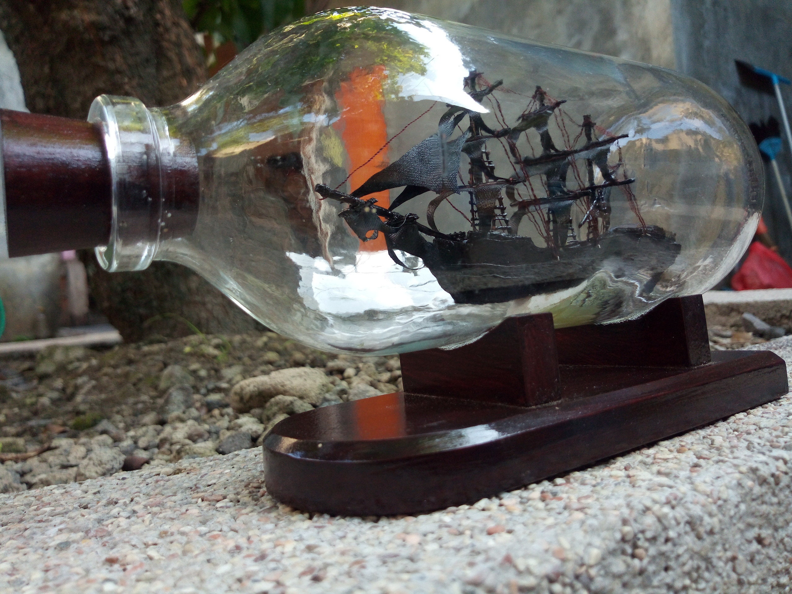 Black Pearl Ship in Bottle Legendary Very Unique | Etsy