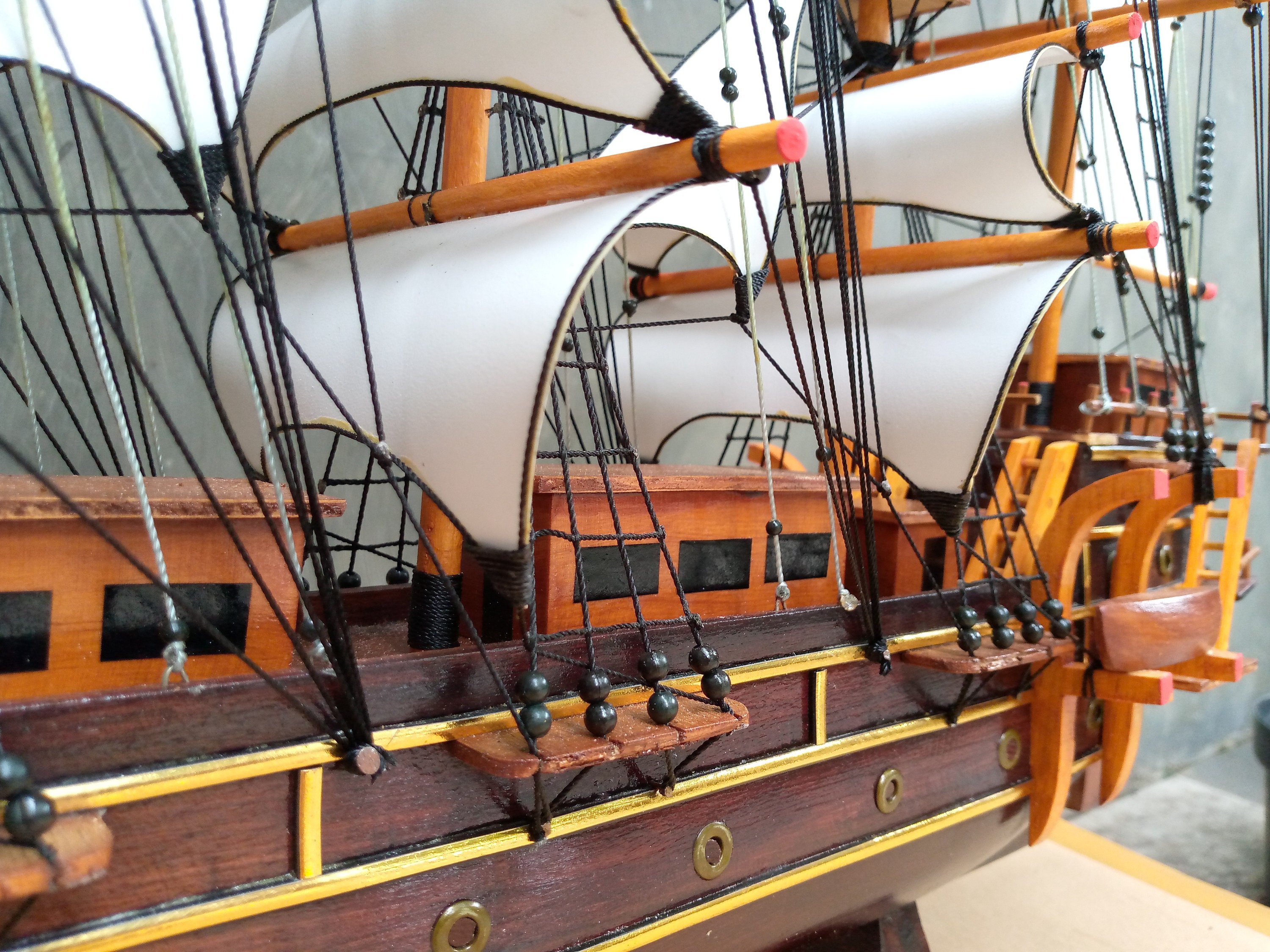 Kapitän Koch Holz Miniatur Schiff 25 Sehr exklusiv | Etsy