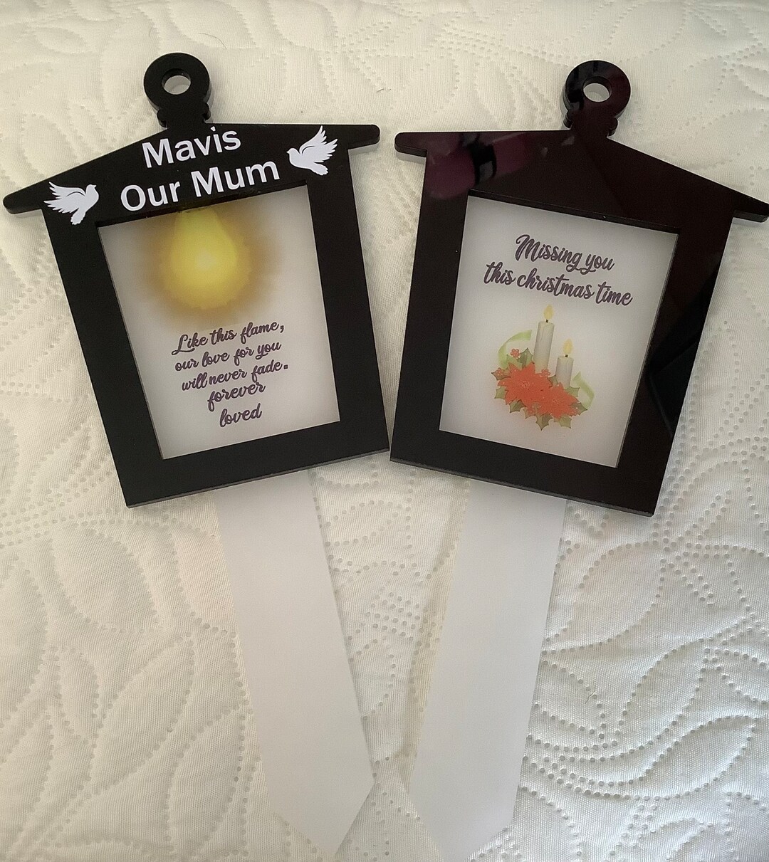 Gravemarker/ornament for Grave/christmas Grave Marker Etsy UK