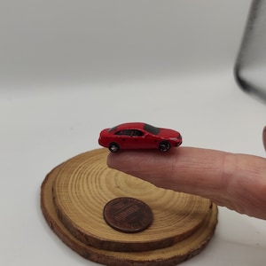 N-Gauge TESLA MODEL S car Suitable for use with N-Scale railways Car miniature modern, dioramas, gifts, token, piece, cakes DIY or painted.