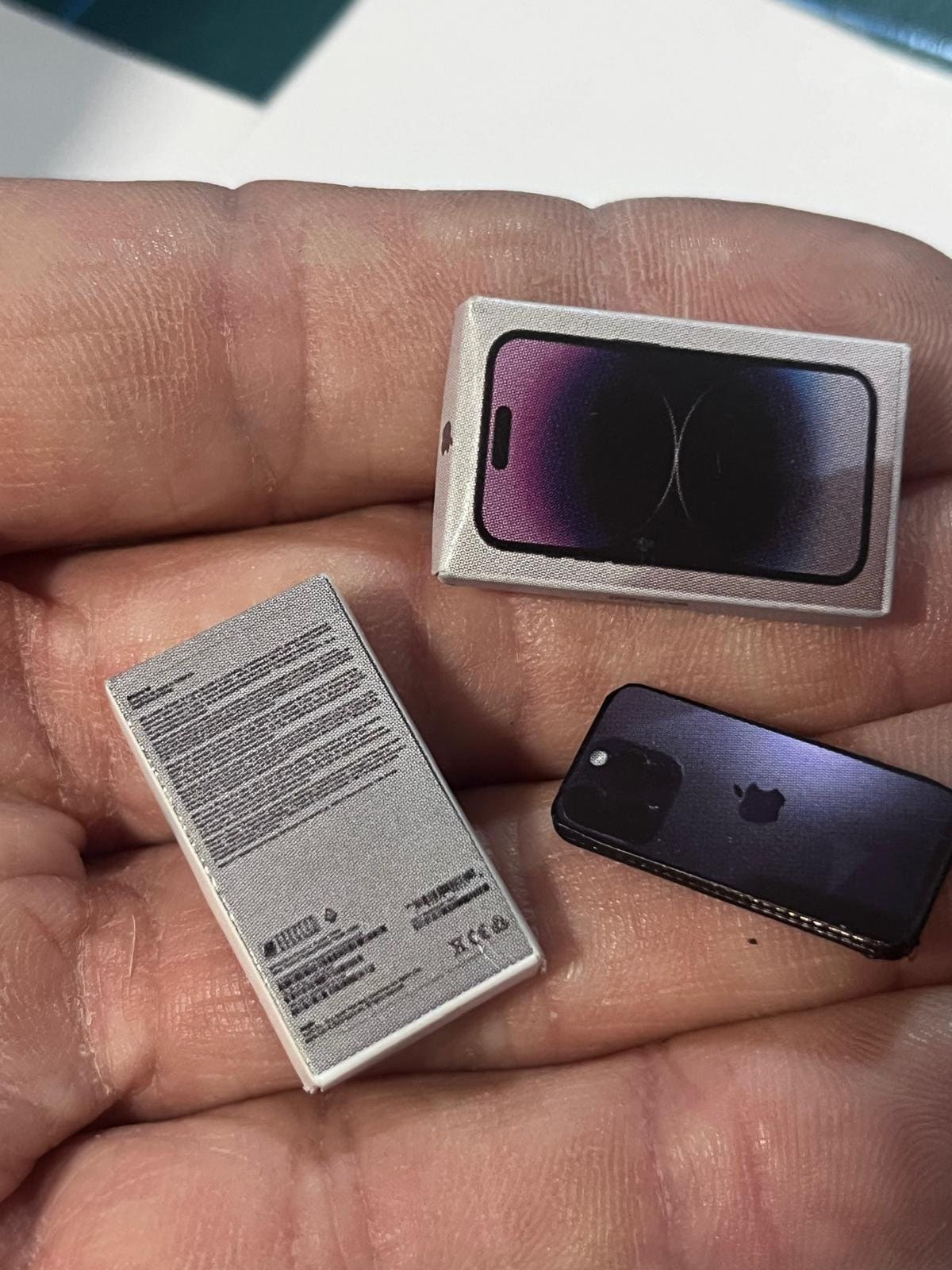 IPhone 14 Miniature. Scale 1:6 Gift for Wife, Husband or Friend. Paper ...