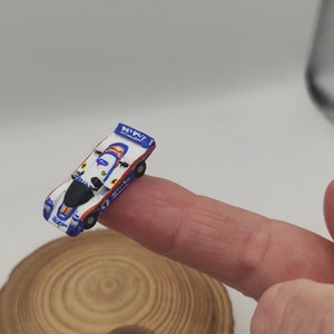 N-Gauge PORSCHE 956. Suitable for use with N-Scale railways Car miniature modern, dioramas, gifts, cakes DIY or painted.