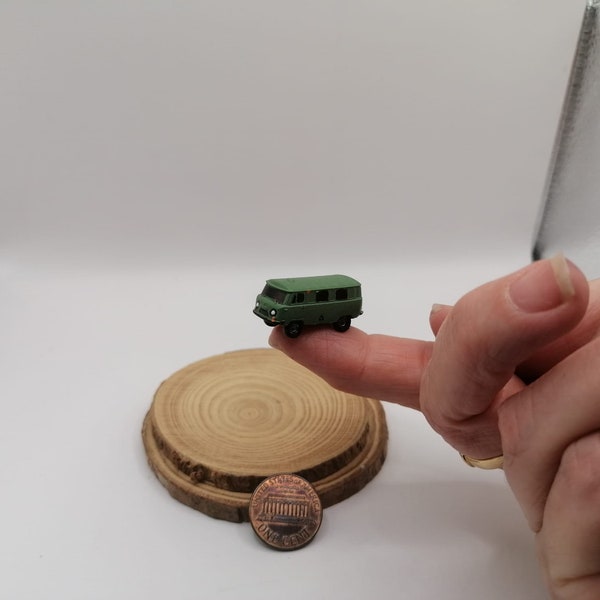 N-Gauge VINTAGE VAN Suitable for use with N-Scale railways Car miniature modern, dioramas, gifts, token, piece, cakes DIY or painted. uaz 452