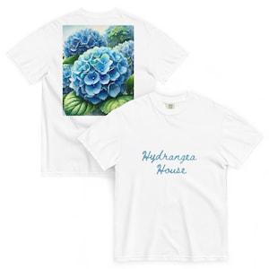 Hydrangea House Unisex T-Shirt – Classic Coastal Style