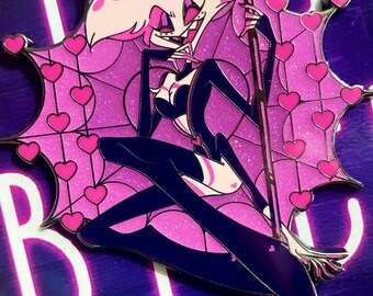 Angel Dust Bad B*tch! CLEARANCE - A Hazbin Hotel Fan Pin! - Etsy