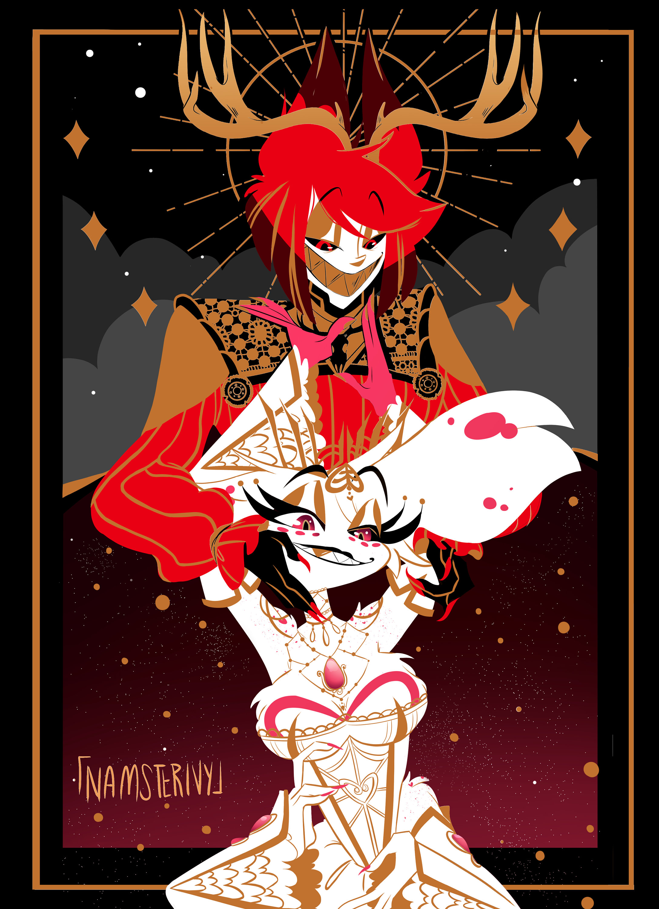 Alastor hazbin hotel poster - Etsy 日本