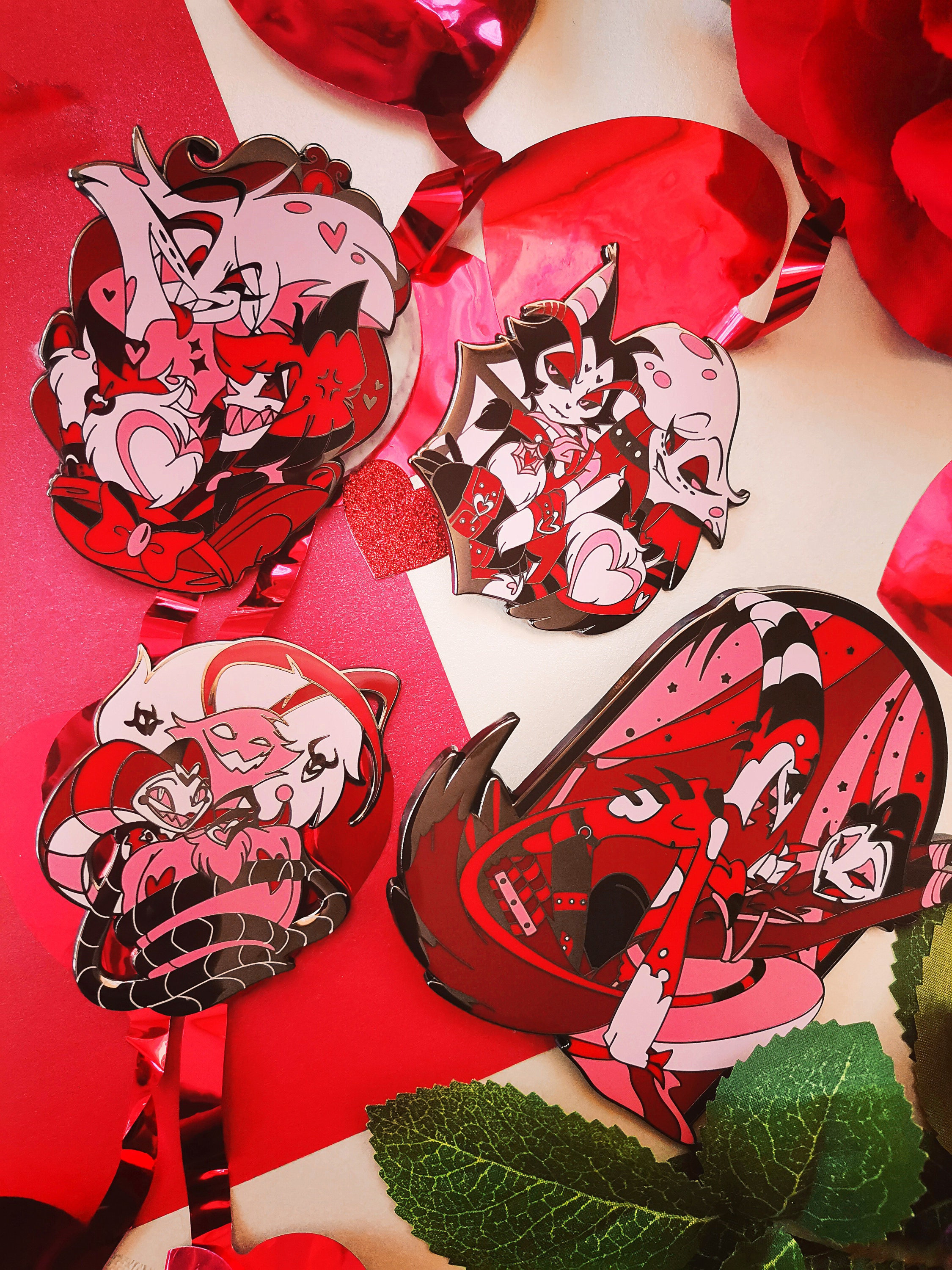 Hazbin Hotel - Kinky and Bound Valentine's Day Pins - Etsy