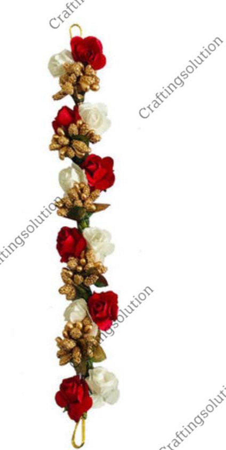 Artificial Rose Flower Gajra Hair Accessories Jewellery Hair Etsy