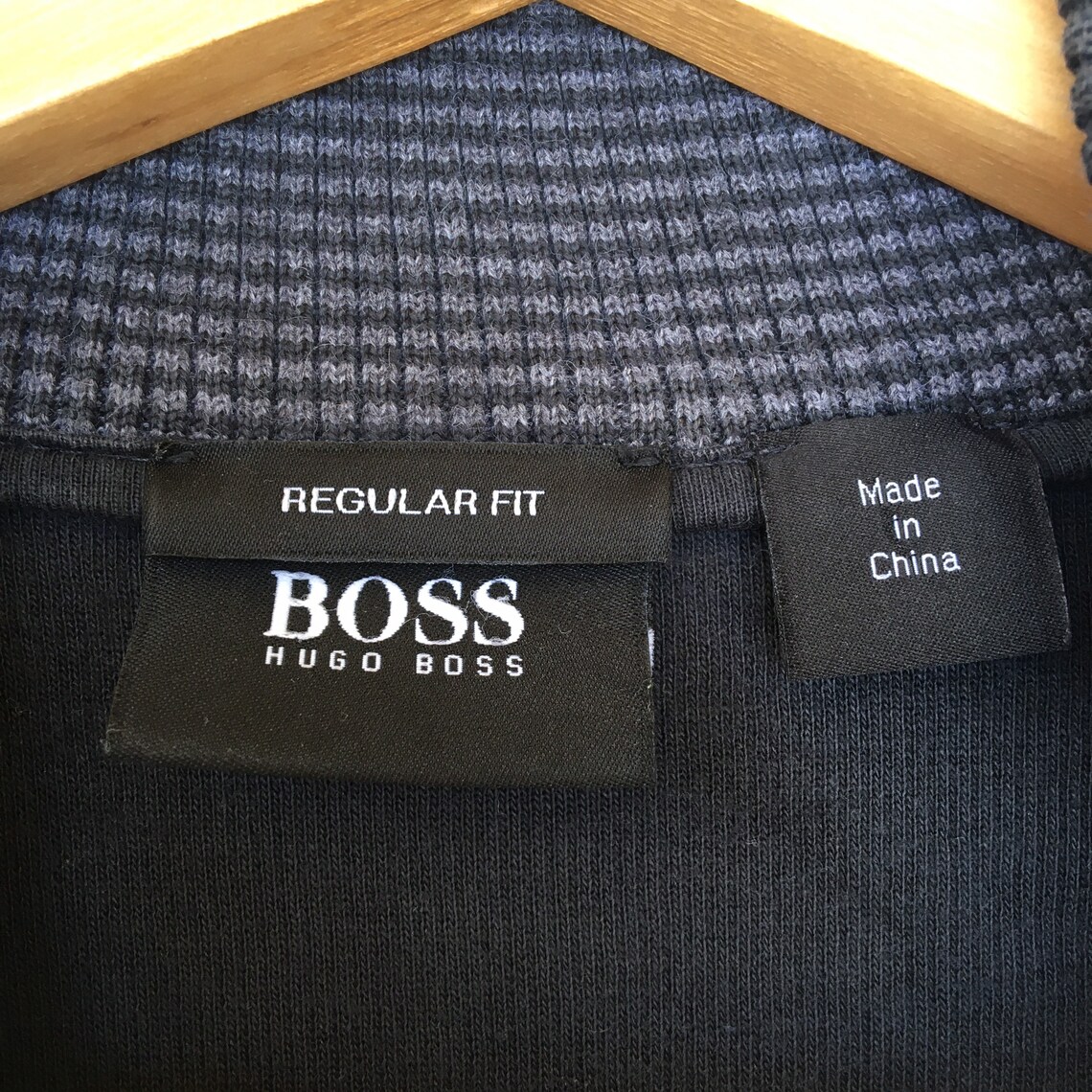 hugo boss half zip jumper