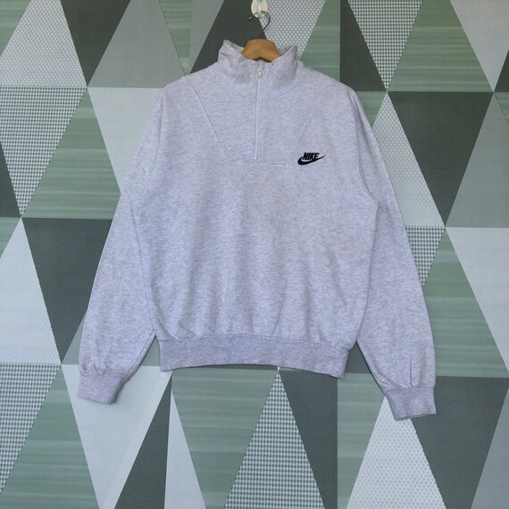 Vintage Nike Sweatshirt Half Zip Pullover Jumper Embroidery - Etsy