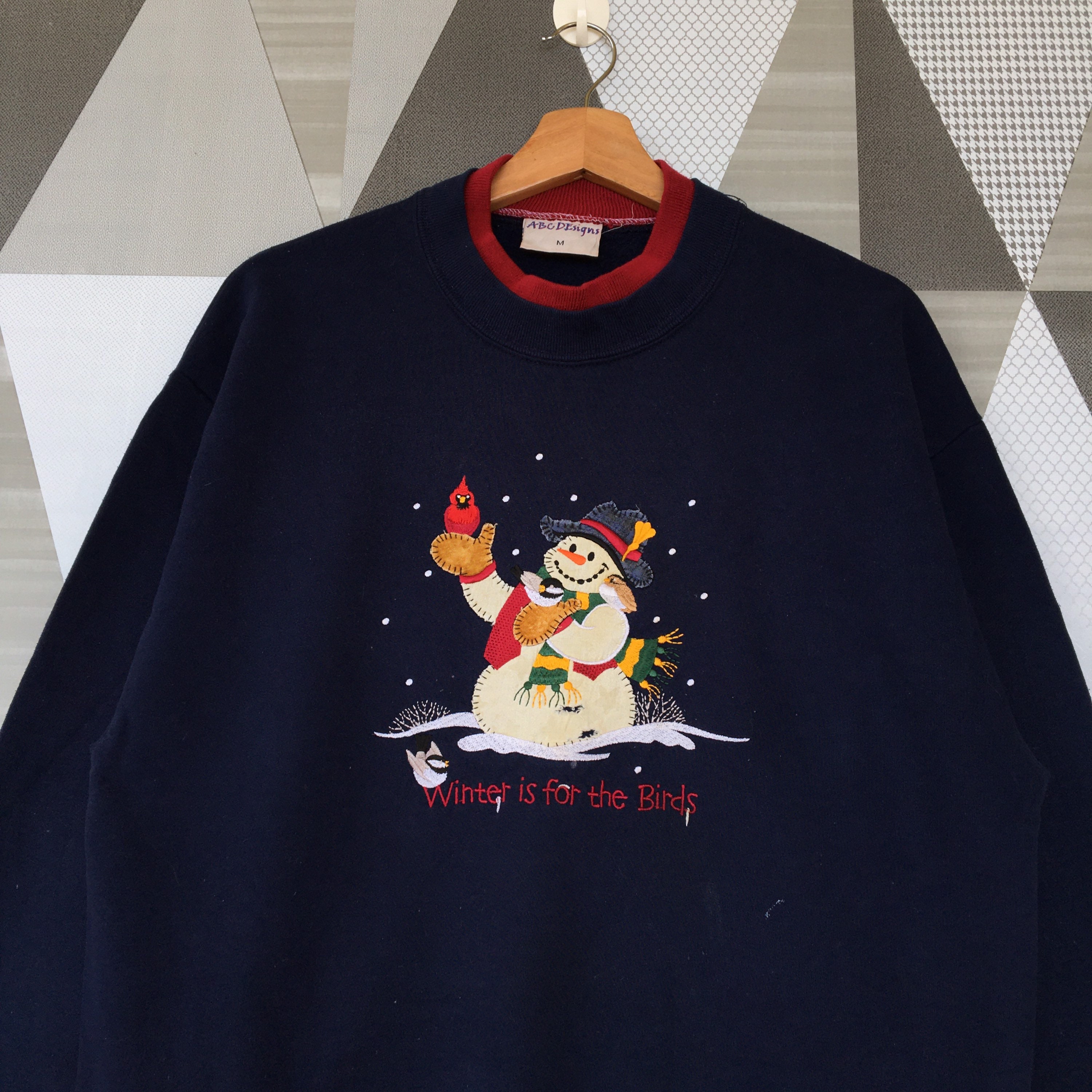 Merry Christmas Sweatshirt Pullover Jumper Embroidery Logo / | Etsy