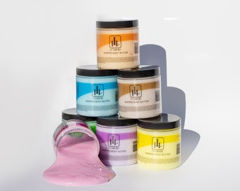 Whipped Body Butter - Natural and Organic Moisturizer for Dry Skin - Vegan and Cruelty-Free - Gift - Vanilla Almond