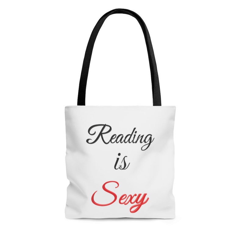 Reading Is Sexy Tote Bag Shoulder Bag Book Tote Books Coffee Romance image 3