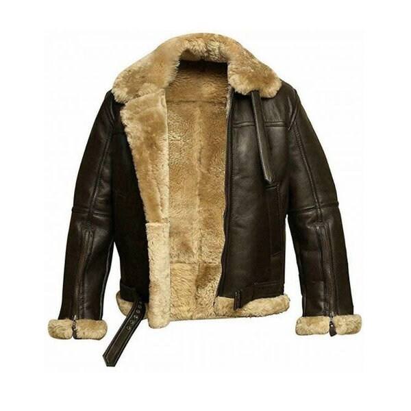 Fur Bomber Leather Jacket - Etsy
