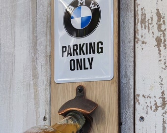 Décapsuleur décor BMW parking only