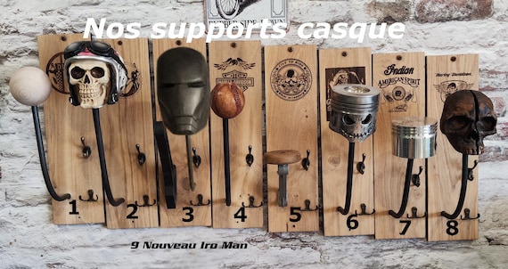 Support Casque Moto Néo Rétro 
