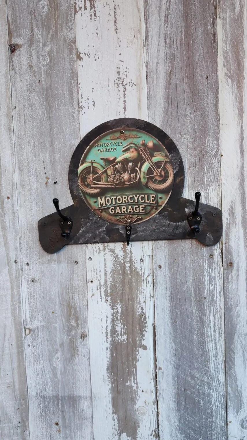 Porte-manteaux Motorcycle Garage