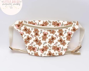 Mickey & Minnie Mouse Gingerbread Bum Bag - Magic Kingdom Inspired Fanny Pack , Disney Park Accessories