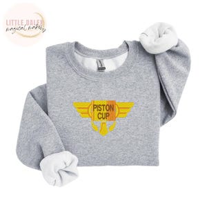 Lightning Mcqueen Inspired  Embroidered Sweatshirt /T-shirt , Disney Sweatshirt, Disney Cars, Cars  Apparel, Magical, Piston cup ,