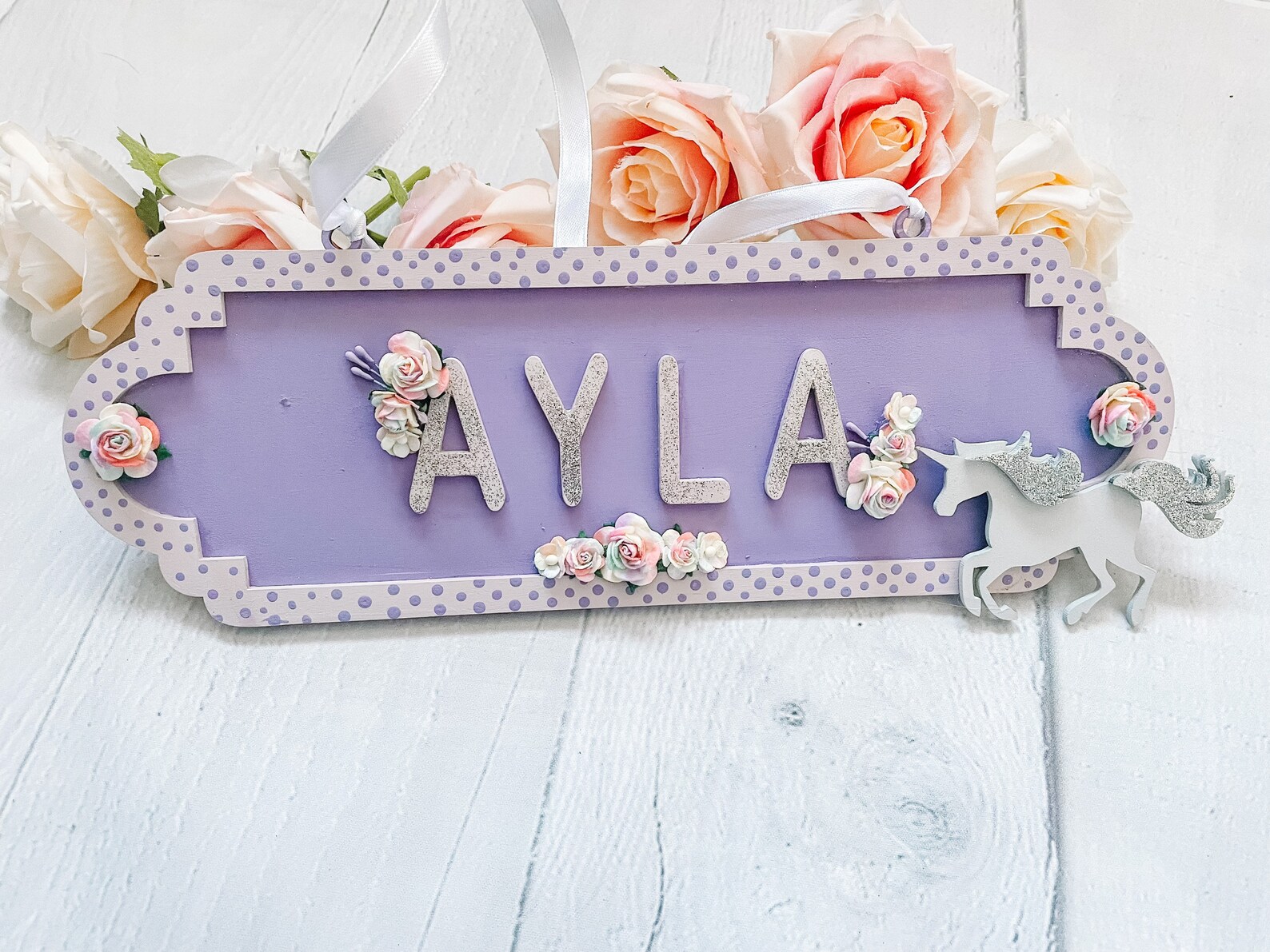 Plaque de porte nominative personnalisée faite à la main | Etsy