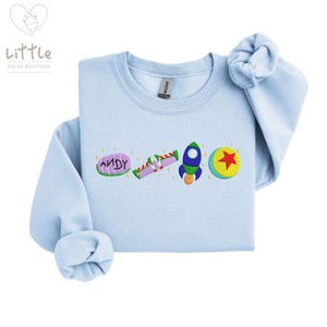 Disney Inspired Buzz Embroidered Sweatshirt/T-shirt, disney Embroidered Tee, Toy Story Shirt, Disney Gift, Pixar Tee,