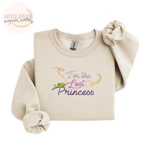 Disney Inspired Rapunzel Princess Embroidered Sweatshirt /T-shirt , Disney Sweatshirt, Disney Princess , Fairytale Apparel, Magical Gift,