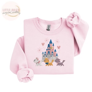 Aristocats Embroidered Inspired Sweathshirt/Tshirt , Disney Embroidered Inspired Sweatshirt , Marie , Duchess , Toulouse , Berlioz