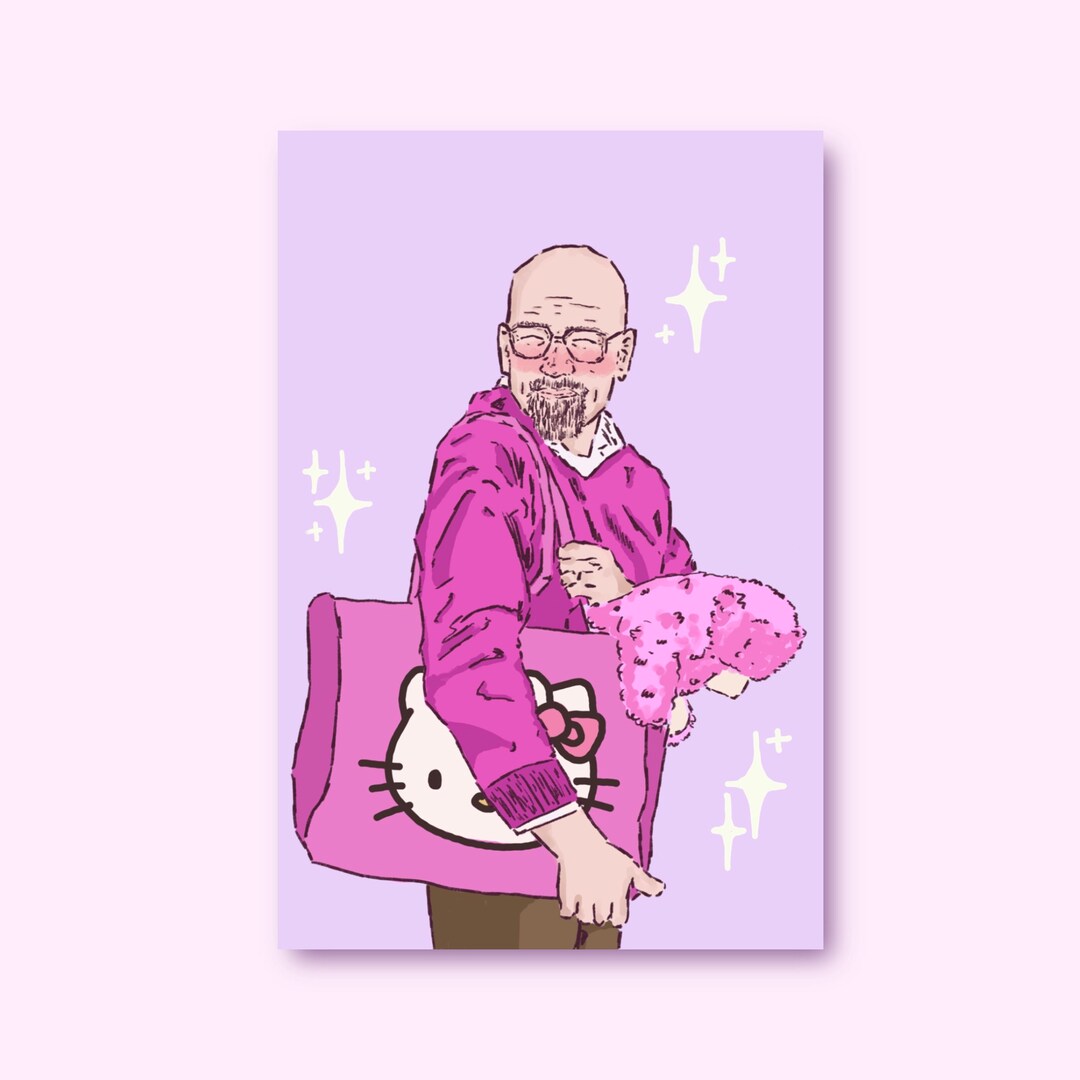 Pink Walter White & Hello Kitty Digital Print 6x4 - Etsy