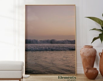 Ocean Photography, Sunset Art, Ocean Wall Art, Original Printable Photography, Costa Rica