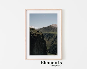Forest Print, Mountain Wall Art, Forest Poster, Landscape Print, Forest Printable, Digital Print