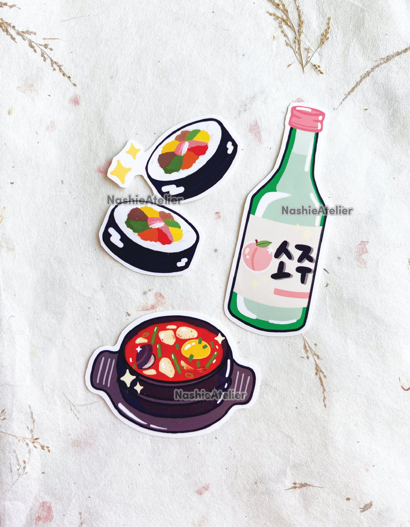 Korean Food Stickers Korean Drink Stickers Soondubu Sticker Etsy UK